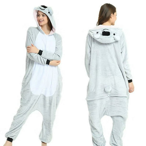 Pijama de una pieza de dibujos animados de rana de cuero verde de manga larga con dibujos animados de animales para hombre y mujer en pareja de otoño e invierno