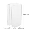 Axio Wall Mounted Tissue Holder Punch Free Toilet Paper Storage Box for