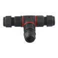 thumbnail image 3 of Wire Connector Cable Connectors 24A 250V T Shape Underwater Terminal Block 3 Pins 3-way IP68 Waterproof Connector, 3 of 11