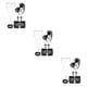 thumbnail image 2 of Toystoory 1 Set Hair Hoop Bowknot Lace Meaningful Fashion Appearance Retro Earrings Gifts Attractive Fabric for Birthday Party Type1 NO1 Toystoory CBP439333, 2 of 6