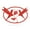 Red, variant on RealSteel Hummingbirds Wall Art - Symbol of Love and Joy, Indoor/Outdoor Metal Décor (14"/ Red)