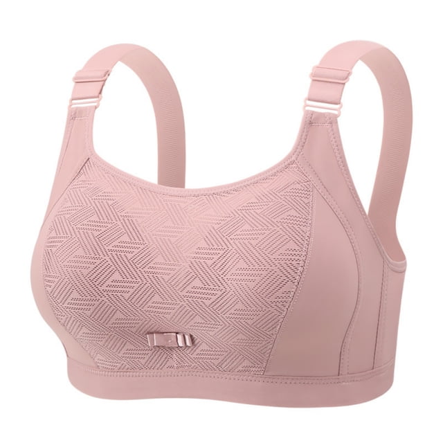 aidice Bras for Women Wirefree Round Neck Adjustable Strap Support Comfy Breathable Everyday Bralettes
