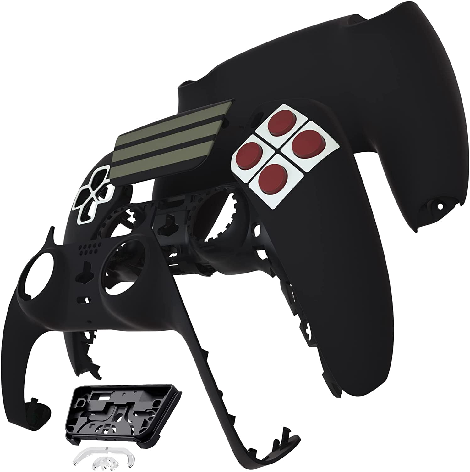 eXtremeRate Classics NES Style Replacement Full Housing w/Action Buttons Touchpad Cover for ps5 Controller BDM-010/020/030/040