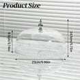 thumbnail image 3 of 1 Pcs Cake Dome Cover,Plastic Cake Dome Cover,Round Dome Cover For Cake Plate Serving,Versatile Cake Stand Cover,Suitable For Cake Stand Plates Transparent Cake Cover,Cake Stand Dome Lid,9.06x5.71 in, 3 of 8