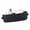 Black, variant on Modern Oval Designs Cotton Rope Storage Container With Strong Leather Handles For Household Items