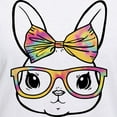 thumbnail image 3 of CafePress - Bunny Cute T Shirt - Womens Cotton V-Neck T-shirt, 3 of 4