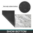 thumbnail image 7 of Kitchen Rugs and Mats Non Skid Washable White and Gray Marble Kitchen Mat and Rug Set,Floor Cushion Waterproof Rug,Rubber Backed Area Rugs for Kitchen Laundry, 7 of 7