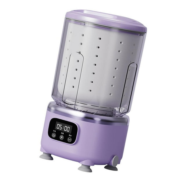 Lavadora De Ropa Interior Automática Y Portátil Para Camping Y Apartamentos. Color Morado. Púrpura