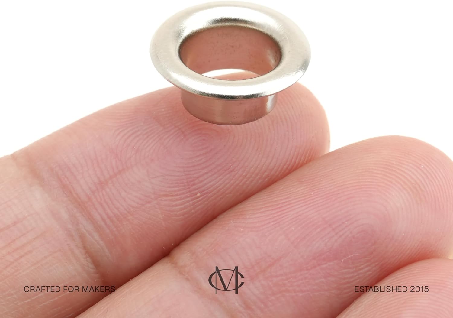 3/16" (5 MM) Hole Size Metal Grommets Eyelets with Washers for Bead Cores, Clothes, Leather, Canvas (720 Sets, Silver)