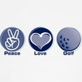 thumbnail image 3 of CafePress - Peace Love Golf Toddler T Shirt - Cute Toddler T-Shirt, 100% Cotton, 3 of 4
