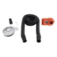 thumbnail image 2 of Kit de Capot Anti-Poussière, Accessoires pour Outils Électriques Remplacement Angle Oblique Détachable pour Polisseuse Humide pour Disque à Rabat de 4 Pouces, 2 of 7
