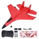 thumbnail image 1 of Avión planeador RC impermeable con motor doble, luces LED, resistente a choques, color rojo, con 3 baterías, 1 of 8