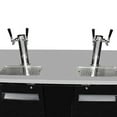 thumbnail image 5 of Heavy Duty Commercial 2 Tap Black Beer Dispenser (27" depth 69" length), 5 of 8