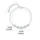 thumbnail image 3 of Cadena de citas de diamantes de imitación Sonducket para mujer Oro blanco, 3 of 6