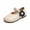 Beige, variant on Kids' $10 Under Toddler Dress Shoes Side Bow Girl Shoes for Weeding Cute Toddler Mary Jane Shoes Lace Ballet Flat for Walking, Jumping 15 Months -6 Years Save Big