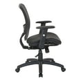 thumbnail image 3 of Manager's Chair  Mesh Screen Seat and Back in Black Fabric, 3 of 14