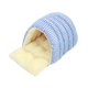 thumbnail image 3 of Gato Perro Cama para Dormir Nido Cerrado de Peluche | Diseño a cuadros suave, cálido y de doble color - Poliéster lavable extraíble | Casa portátil y acogedora para mascotas para uso en interiores, 3 of 7