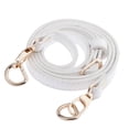 thumbnail image 5 of Purse Strap & Bag Strap Replacement - Braided Leather Guitar Strap & White- Gold Buckle, 5 of 8