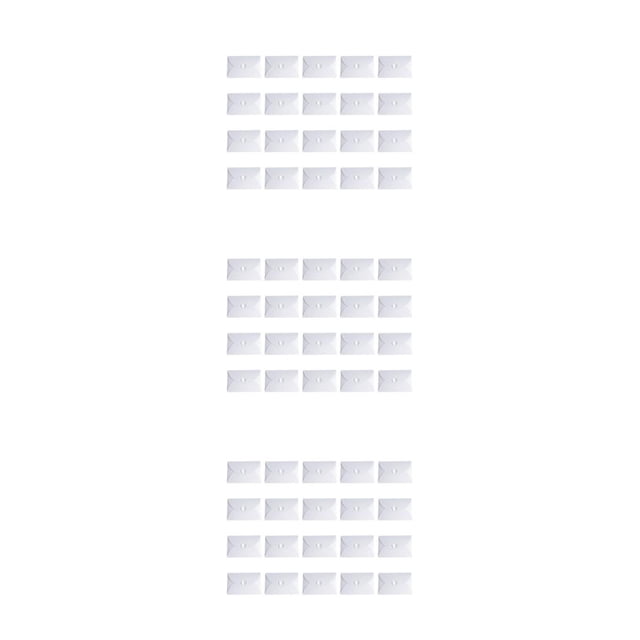 Sobre para tarjetas de regalo Cateissary 50 piezas Clásico elegante Papel Kraft Blanco hielo 155
