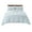 Blue White, variant on Reversible Down Comforter, Medium Warmth (49-Ounces of Fill) Oversized King Blanket, -Grey