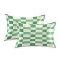 thumbnail image 3 of Ryvnso Satin Pillowcase Checkered Grid-t3 Pillow Cases Standard Size 26x20in, 3 of 6