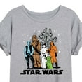 thumbnail image 3 of Star Wars - Luke, Leia, Yoda Group - Women's Oversized Tee, 3 of 5