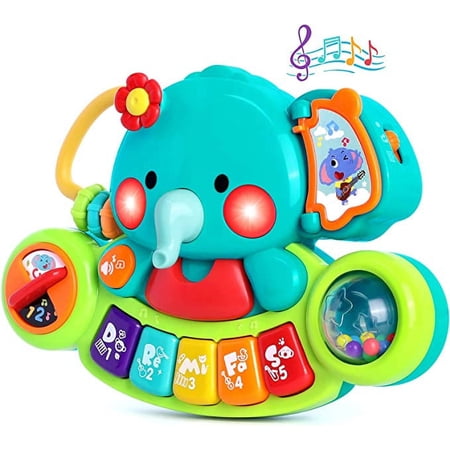 Baby Piano Toy 6 to 12 Months Light Up Music Baby Toys for 0 6 9 12 18 Months Early Learning Educational Piano Keyboard Infant Toys Baby Girl Piano Toy 1 Year Old Boy Girl Gifts Exclusive