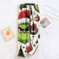 thumbnail image 1 of Kawaii Grinch Anime Pj Pants Pajamas Pants for Boys Girls Cartoon Lounge Pj Print Pants Causal Sleep Bottoms, 1 of 5