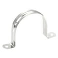 thumbnail image 4 of Uxcell 67mm(2.6") 201 Stainless Steel 2 Holes Rigid Pipe Strap Tension Tube Clamp 8 Pack, 4 of 5