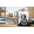 thumbnail image 2 of Ahgly Company Machine Washable Indoor Rectangle Transitional Night Black Area Rugs, 4' x 6', 2 of 7