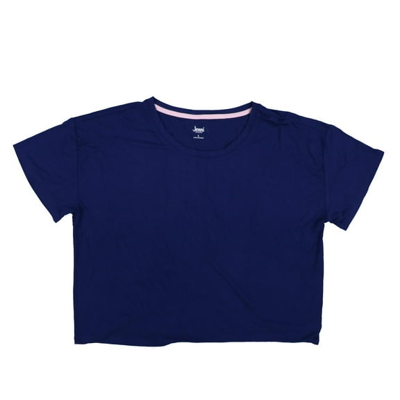 Jenni Women's Short Sleeve Pajama Shirt Comfort Sapphire L