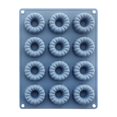 thumbnail image 1 of Molde antiadherente para donas, de 32 x 25 cm, con capacidad para 12 donas. Bandejas de silicona para donas. Prepara bagels y donas de pastel perfectos. Fácil de usar en la cocina., 1 of 6