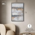 thumbnail image 4 of Grey and Beige Canvas Print Modern Wall Decor by Art Remedy, Black Frame, 24 x 36, 4 of 5