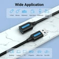 thumbnail image 3 of Vention USB 3.0 Extension Cable USB 3.0 2.0 Cable Extender Data Cord for PC Smart TV Xbox One SSD Fast Speed USB Cable Extension, 3 of 5