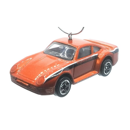 Christmas Ornament for Porsche 959 Orange Black