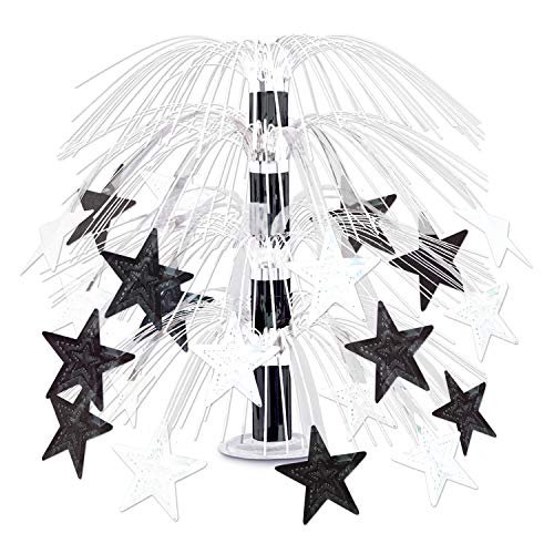 Centro de mesa Star Cascade (paquete de 6) The Beistle Company 50553-BKW
