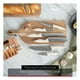 thumbnail image 3 of Juego de Cuchillos de Cocina COOKIFY Acero Inoxidable 15 Piezas con Base y Afilador, Madera/Marfil, 3 of 6