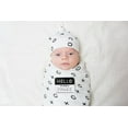 thumbnail image 2 of Lulujo Baby Hello World Newborn Bamboo Hat and Swaddle Blanket Set, 2 of 6