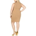 thumbnail image 2 of Say What? Womens Plus Metallic Cut-Out Wrap Dress, 2 of 2