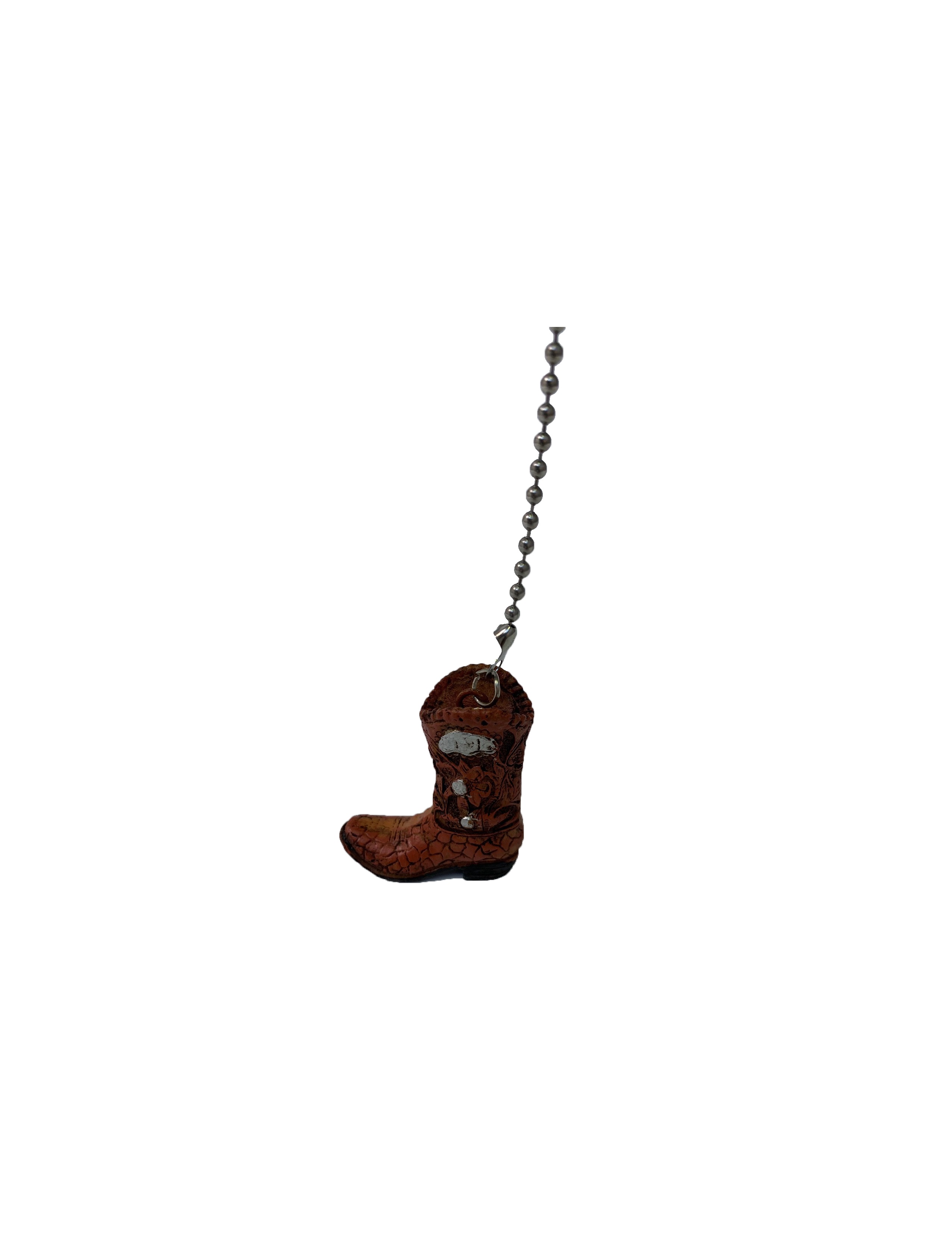 Plain color Western Cowboy Boot ceiling fan pull
