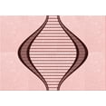 thumbnail image 1 of Ahgly Company Indoor Rectangle Patterned Pink Bubble Gum Pink Area Rugs, 8' x 12', 1 of 6