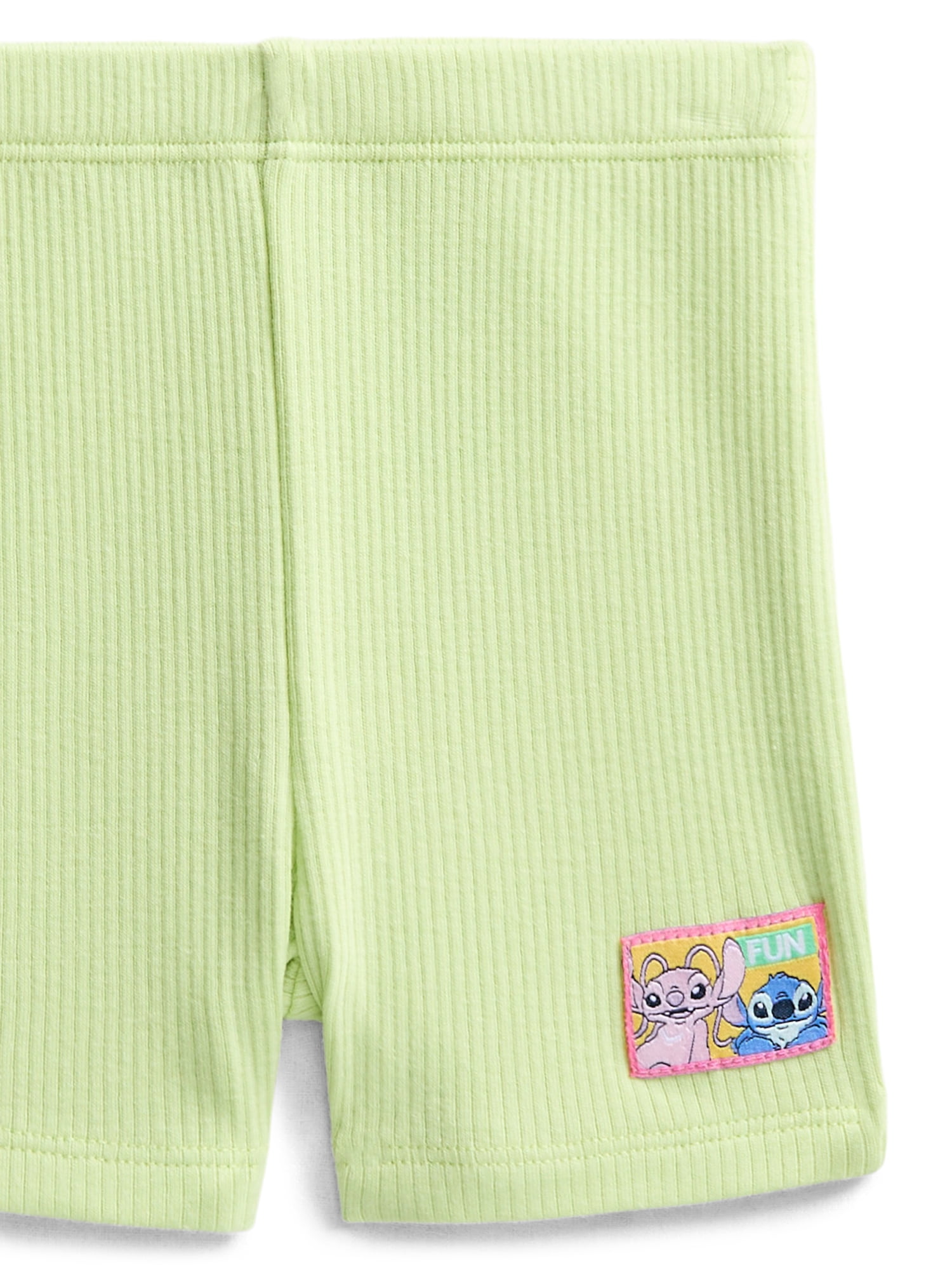 Lilo and Stitch Baby Girls Graphic Tee and Bike Shorts Set, 2-Piece, Sizes 0/3M-24M