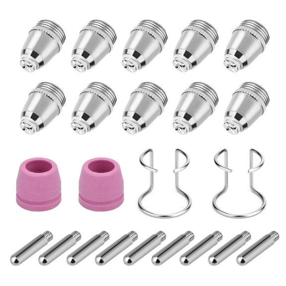 24pcs Plasma Cutter Torch Consumables Tip for SG-55 AG-60 WSD-60 CUT50 60AmpTAPDRA Spare Part