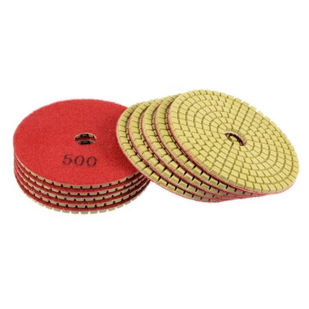 

Diamond Polishing Sanding Grinding Pads Discs 4 Inch Grit 500 10 Pcs