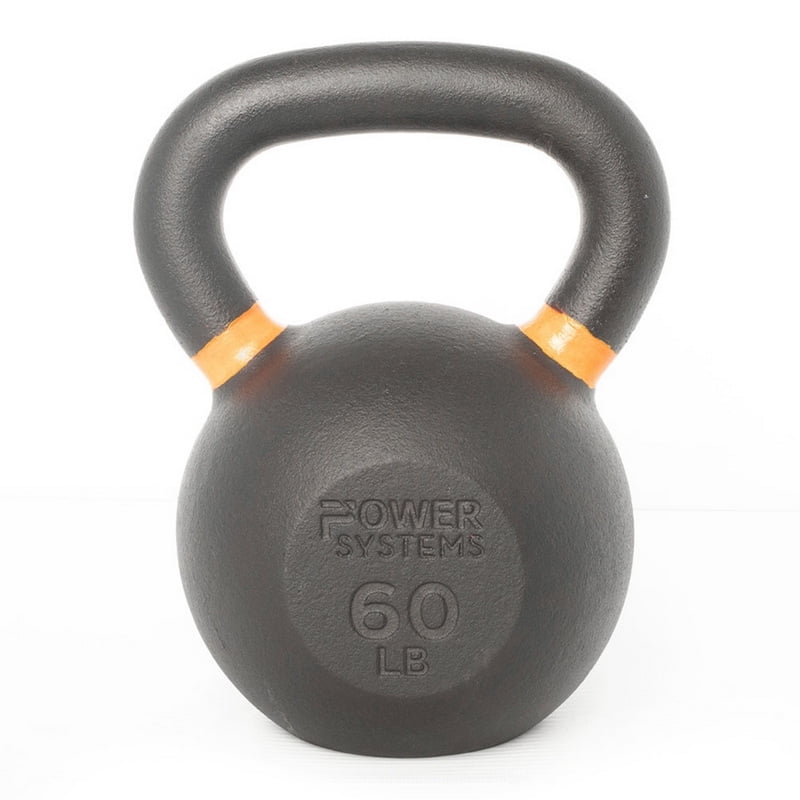 Power Systems Cast Iron Kettlebell (10 lb), Strength Training Kettlebells for Home Gym Workouts
