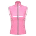 thumbnail image 3 of YONGHS Womens Patent Leather Tank Top Sleeveless Zipper Vest Shirt Jacket Pink XL, 3 of 7