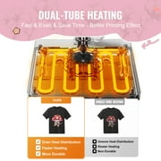 BENTISM Heat Press Machine 6 in 1, 15X15 Combo Digital Multifunctional Sublimation Heat Transfer Machine, 360 Degree Rotation Swing Away Heat Press for Printing T Shirts Hat Mug Cap Plate 1050W