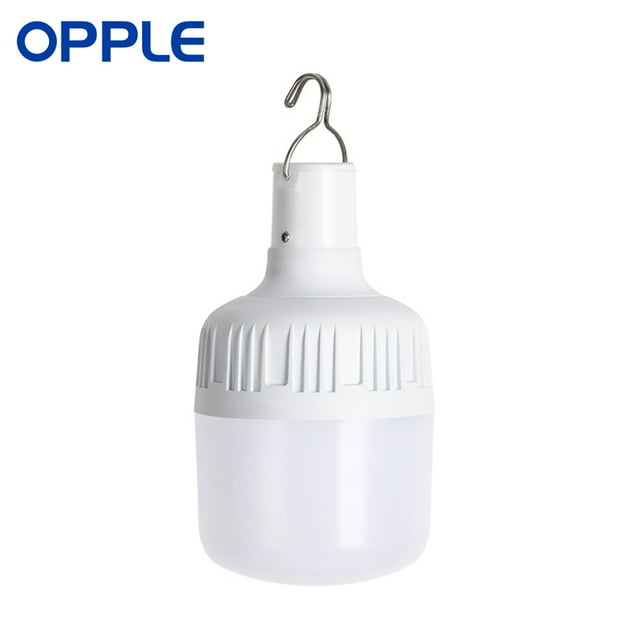 OPPLE Bombilla de luz de emergencia recargable LED Carga USB con gancho 4W 6500K Batería r Abanopi Bulbo