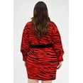 thumbnail image 3 of Vestido animal print Roman Fashion /Tallas Extras, 900 (Rojo) rojo 40 Roman Fashion V-LAT-900-ROJO, 3 of 7