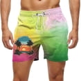 thumbnail image 1 of Pantalones de playa, de verano, para ocio playero, pantalones de natación para hombre, pantalones de cinco cuartos, 1 of 7